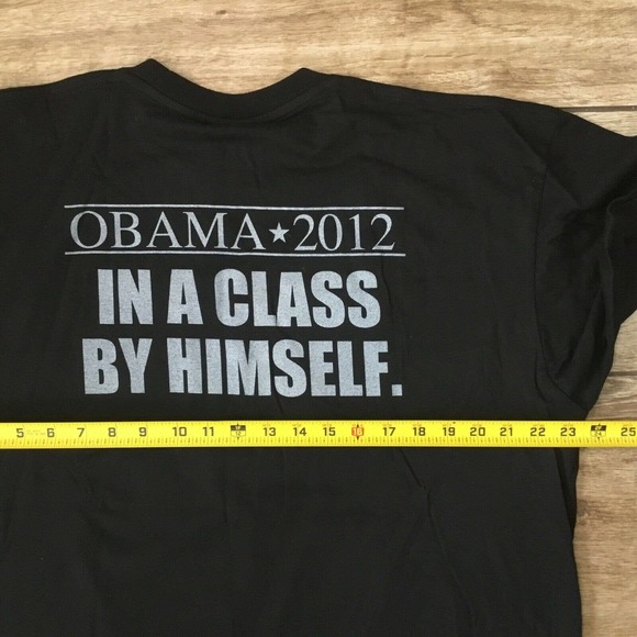 Men's Swagger Like a President Obama 2012 Graphic T-Shirt 2 Side New XL - Picture 7 of 7
